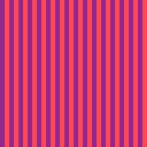 Stripe Binding - Red/Purple - 1/4"