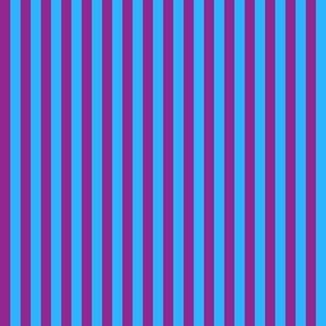 Stripe Binding - Bright Blue/Purple - 1/4"