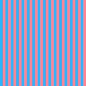 Stripe Binding - Pink/Blue - 1/4"