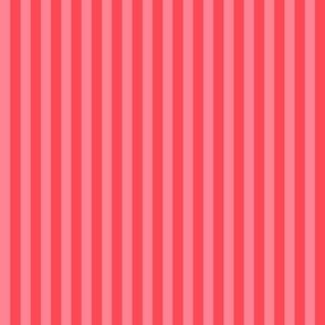 Stripe Binding - Bright Pink/Red - 1/4"