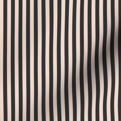 Stripe Binding - Blush/Charcoal - 1/4"