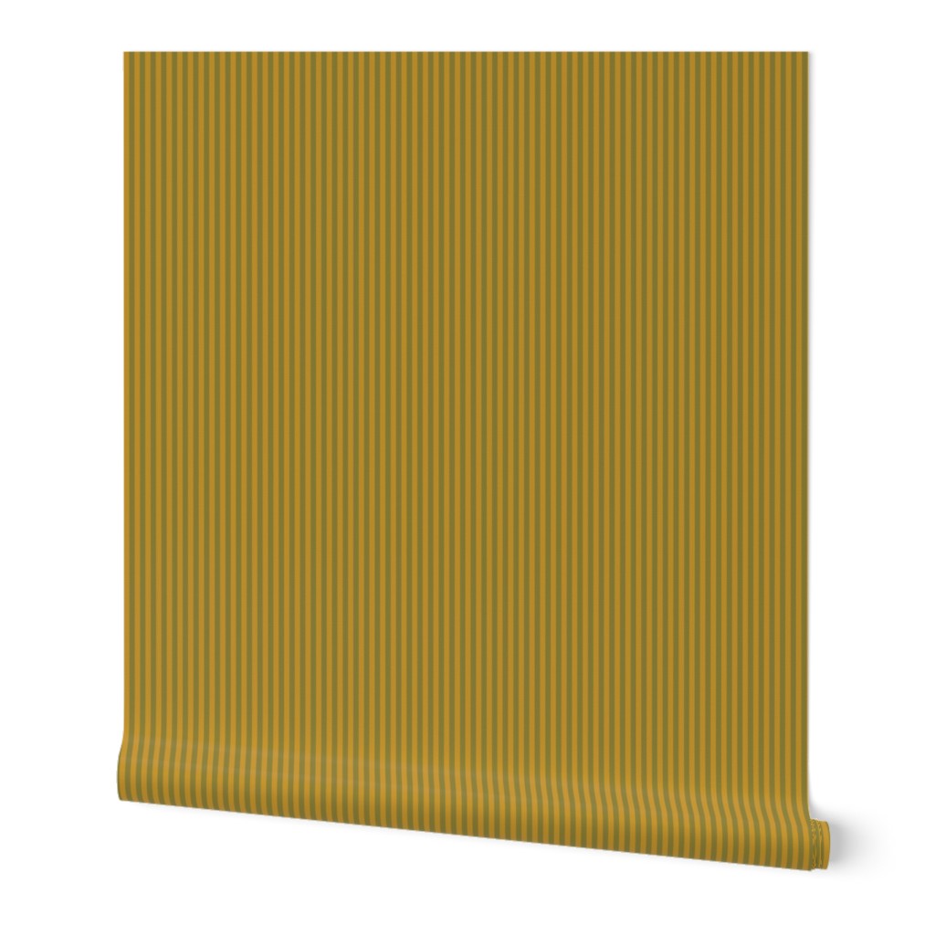 Stripe Binding - Moss Green/Mustard Yellow - 1/4"