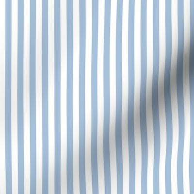 Stripe Binding - Baby Blue/White - 1/4"