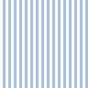 Stripe Binding - Baby Blue/White - 1/4"