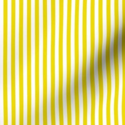 Stripe Binding - Yellow/White - 1/4"