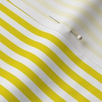 Stripe Binding - Yellow/White - 1/4"