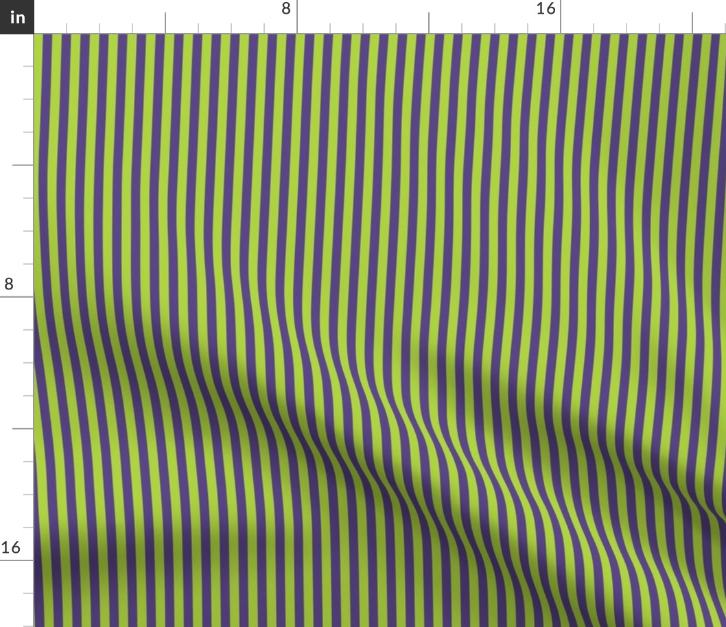 Stripe Binding - Halloween - Green/Purple - 1/4"