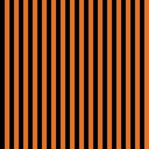 Stripe Binding - Halloween - Orange/Black - 1/4"