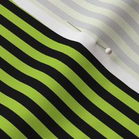 Stripe Binding - Halloween - Green/Black - 1/4"