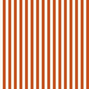 Stripe Binding - Fall - Orange/Natural - 1/4"