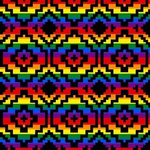 LGBTQ Pride Rainbow Geometric-Small