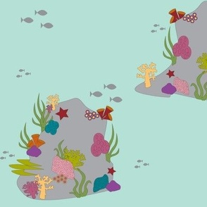 Corals and Fish- Small Print