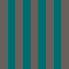 stripe_brown_teal_006c6d