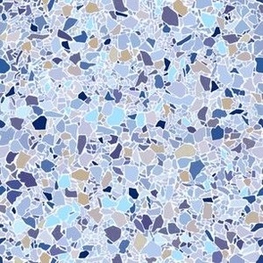 6" // medium // Terrazzo  //  ditsy, coordinate, blender, blue, lavender, purple