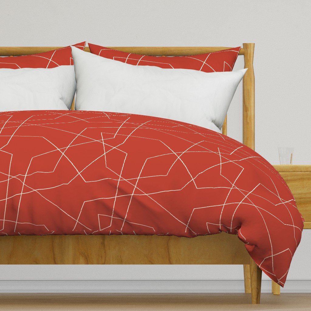 Criss Cross Red - Large