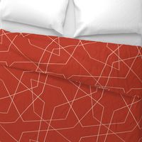 Criss Cross Red - Large