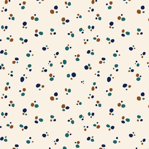 Pebbles Cream/Teal - Large