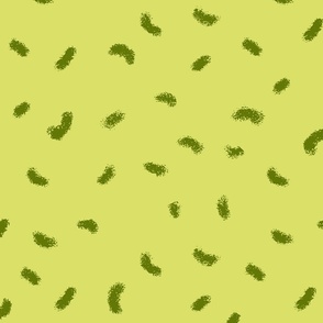Soft Sprinkles in Green Pattern - Large