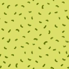 Soft Sprinkles in Green Pattern
