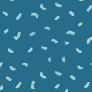 Soft Sprinkles in Blue Pattern - Large