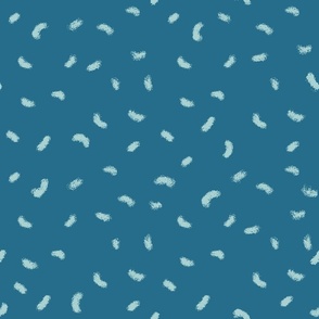 Soft Sprinkles in Blue Pattern