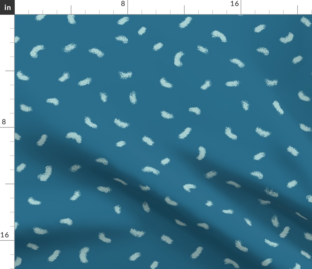 Soft Sprinkles in Blue Pattern