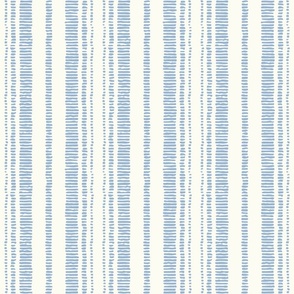 Dash Stripes Ivory Sky Blue