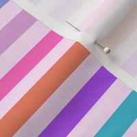 MEDIUM birthday stripes fabric - pink, purple, turquoise, aqua, girls bright colorful stripe