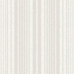 Dash Stripes Light Grey Beige Ivory  