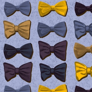 Bow ties - Purple and Gold