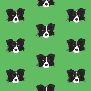 Border Collie Fabric Border Collie Toys Tennis Balls Green by Petfriendly Border  Collie Dog Cotton Fabric by the Yard With Spoonflower 