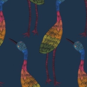 Rainbow Waterbird navy blue