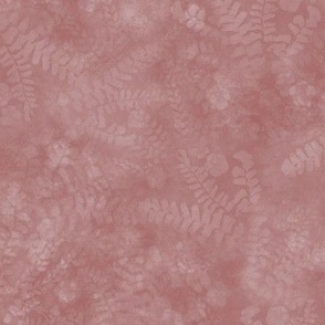 Dusty Rose Maidenhair Sunprint Texture