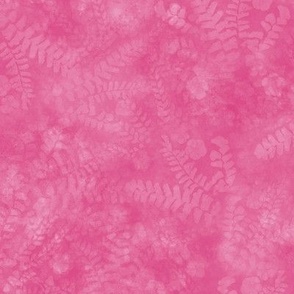 Bubblegum Pink Maidenhair Sunprint Texture