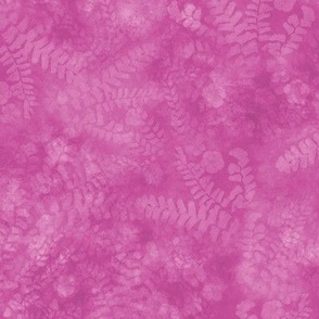 Berry Pink Maidenhair Sunprint Texture