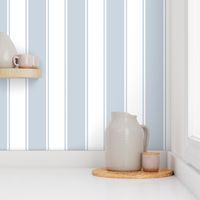 Custom Soft Blue Large French Stripe