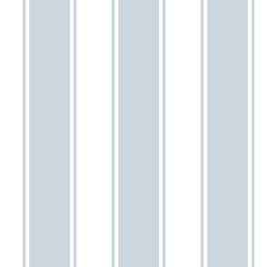 Custom Soft Blue Large French Stripe