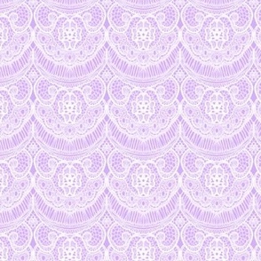 Purple White Lace