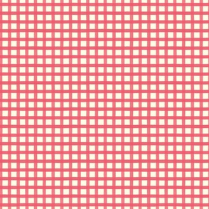 berry red pink painterly gingham cottage core farmhouse  Terri COnrad Designs copy