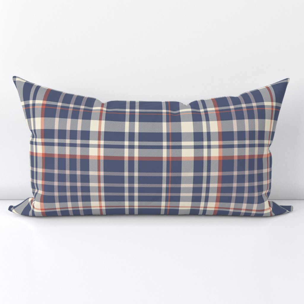 Classic Plaid Blue Tartan Modern