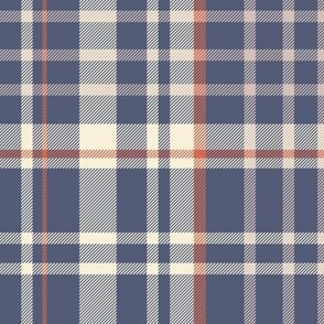 Classic Plaid Blue Tartan Modern