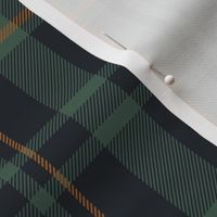 Dark Green Plaid - Modern Tartan Green Check