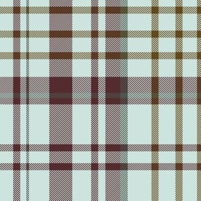 Modern Red Blue Tartan Plaid