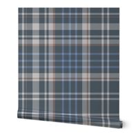 Dark Blue Tartan Plaid