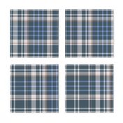 Dark Blue Tartan Plaid