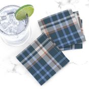 Dark Blue Tartan Plaid