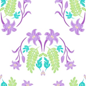 violet lilies
