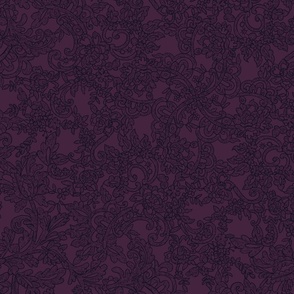 Victorian Lace dark purple 