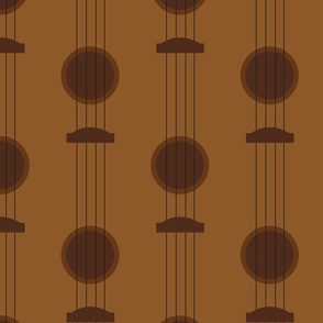 Ukulele Strings Light Brown- Large Scale