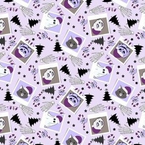 MINI Merry Creepmas - spooky christmas, ghost, cute, funny black christmas, pastel